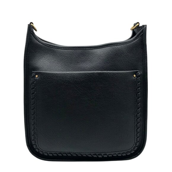 Style & Co Black Medium Whipstitch Crossbody - Picture 1 of 10